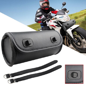 Sacoches de moto en cuir PU imperméable, sac à outils pour fourche avant, bagages pour Harley Chopper Bobber - Product Image 5