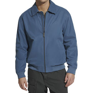 Veste bomber pour homme sur mesure en gros OEM, design classique, veste bomber légère coupe-vent pour homme d'extérieur - Product Image 1