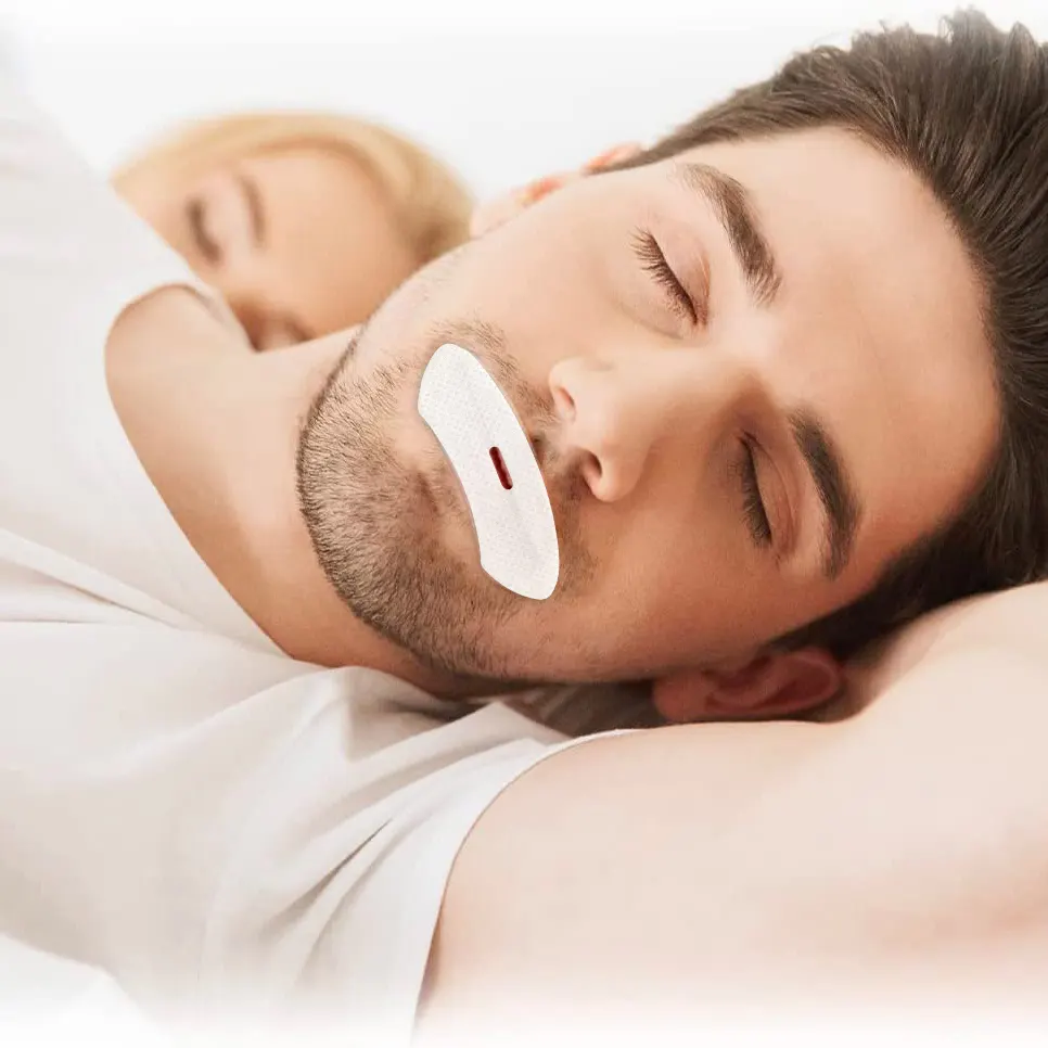 Manufacturer 120p/box Snore Reducing Strips Oem Disposable Closed Medical Anti-snoring Myotape Mouth Tape