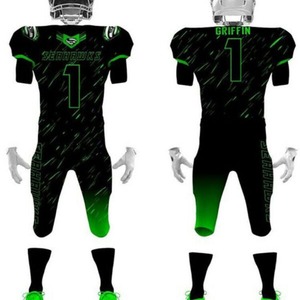 Breathable Short Sleeve Design Optimal Comfort American Football Uniform Set for Adults and <b>Kids</b> Plus Size for <b>Kids</b> and Adults - Product Image 2