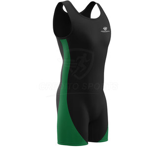 Tenue de lutte de style professionnel, légère et confortable, pour l'entraînement sportif, design personnalisé. - Product Image 4