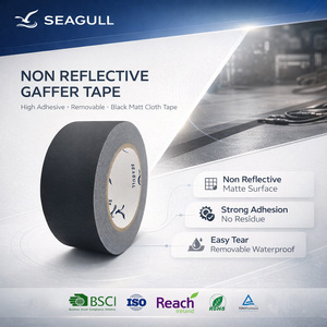 Cinta Adhesiva de Tela Mate sin Residuos para Gestión de Cables de Iluminación de Escenarios, Fotografía y Señalización de Suelos en Estudios - Product Image 1