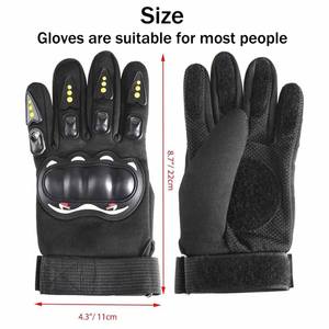 Gants de skateboard Protecteurs de mains en cuir Coussinets d'équipement Gants de patinage confortables - Product Image 4