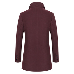 Long manteau d'hiver personnalisé pour hommes de haute qualité écologique en fibre de bambou respirant confortable Offre Spéciale bouton décoration fourrure de mouton - Product Image 2