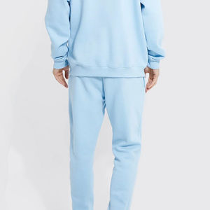 Ensemble de survêtement d'hiver pour homme, coupe classique, imprimé avec des strass, séchage rapide, respirant, polyester, tenue de jogging OEM - Product Image 5