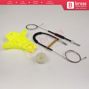 BWR5207 Kit de reparación de regulador de ventana trasera izquierda para Amarok MK1 2H 2010-22 camioneta de 4 puertas 2H7839401 Bross piezas de automóvil fabricadas en Turquía - Product Image 3