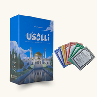 Juguetes Educativos Islámicos para Musulmanes, Enseñanza de la Oración Sala, Juego de Mesa Islámico Usolli, Tarjetas para Toda la Familia, Regalos de Ramadán y Eid