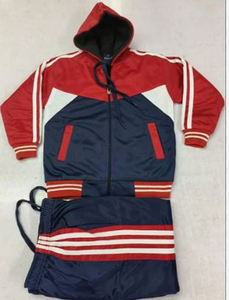 Venta al por mayor de ropa de entrenamiento de alta calidad conjunto de cremallera completa Cerved cuello fútbol chándales personalizable Copany Logo versátil hombres, s desgaste - Product Image 4