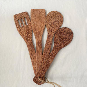 Utensilios de cocina de madera de coco respetuosos con el medio ambiente utensilios de madera de coco accesorios de cocina al por mayor - Product Image 5