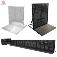 Barrières de scène de concert en aluminium Mojo Barrier Door Hire Barrières de contrôle de foule avec porte