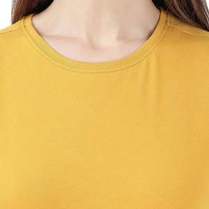 Camisetas de algodón personalizadas para mujer, diseño elástico transpirable con ajuste holgado, oferta de verano, ropa informal de invierno de manga corta - Product Image 6