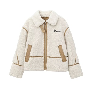 <b>Mens</b> Wool Leather <b>Jacket</b> Stylish Casual Outerwear Durable Comfortable <b>Biker</b> <b>Jacket</b> Front Zipper Closure for Autumn Winter - Product Image 1