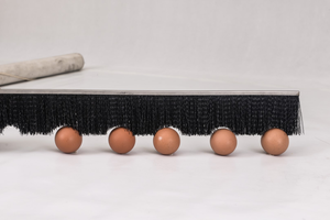 <span class=keywords><strong>Brosse</strong></span> en forme de U industrielle avec fil en PP, manche en aluminium, fonction de nettoyage et d'étanchéité, anti-poussière, solution personnalisée - Product Image 6