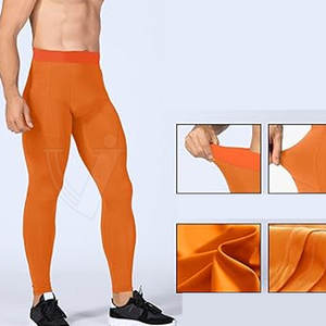 Leggings de patrón recto de nuevo estilo con diseño personalizado Pantalones de compresión de alta calidad para hombres 2025 - Product Image 5