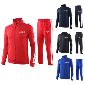 2025 hommes hiver vêtements de sport ensemble propre Logo Polyester Tech polaire fermeture éclair complète survêtement à capuche survêtement solide deux pièces Jogging tenue - Product Image 5