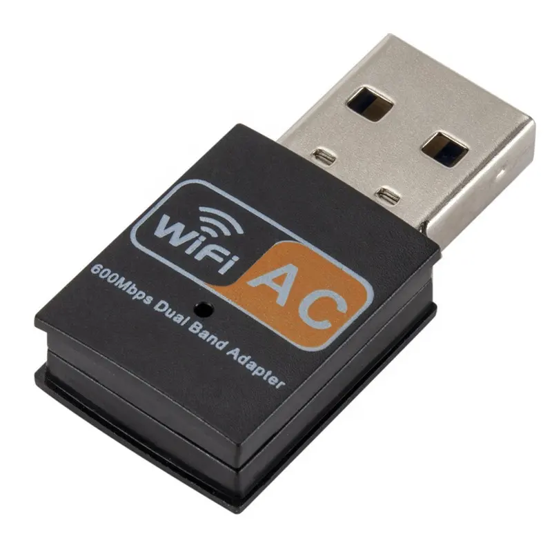 Mini adaptador inalámbrico de doble banda, 600Mbps, USB, WiFi, tarjeta de red 2,4/5GHz, 802,11 ac, Amazon Ebay