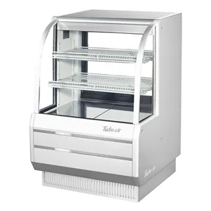 Vitrine réfrigérée pour boulangerie Turbo Air TCGB-36DR-W(B) 36,5 pouces, à double porte, économe en énergie, éclairage LED, étagères réglables, verre incurvé - Product Image 6