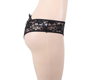 MONO RIDESR Bragas de Encaje Sexy para Mujer, Tallas Grandes, Cómodas, de Spandex/Algodón, Control Medio, Ropa Interior, Tanga de Encaje Completo - Product Image 5