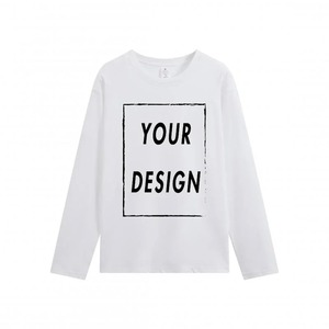 T-shirts à manches longues en coton de qualité supérieure pour hommes, logos ou design d'images et personnalisation, t-shirt unisexe, couleurs unies, t-shirt pour hommes - Product Image 4