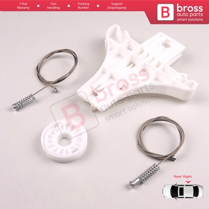 Kit de Reparación de Elevalunas Trasero Derecho BWR621 para Golf MK4 Jetta Bora A4 1J 4/5 Puertas 1J4839462 - Product Image 3