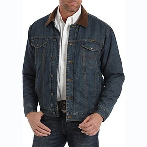 Nouveau 2023 Veste en toile de haute qualité Oem Designs Vestes pour hommes Vente en gros Veste en jean bleu délavé personnalisée - Product Image 4