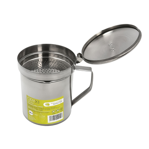 Vassoio per Grasso di Carne in Acciaio Inossidabile, 0,5 Litri. Con filtro e coperchio - Product Image 3