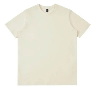 T-shirts en jersey décontractés à coupe ajustée, streetwear, 100% coton, vente en gros pour hommes, personnalisables - Product Image 4