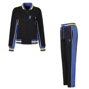 Survêtement Zeta Pi Beta personnalisable pour fraternité/sororité, lettres ZPB, noir et bleu, en molleton technique, avec lettres grecques - Product Image 3