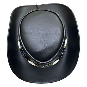 Sombrero de Vaquero Unisex de Cuero, Diseño Clásico Mexicano Occidental, Hecho a Mano, Informal, para Exteriores, para Suministro al por Mayor - Product Image 3