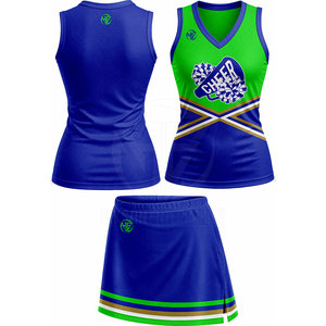Uniforme de cheerleading léger, uni, de qualité supérieure pour adultes - Product Image 5