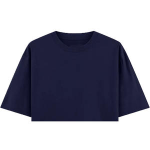 เสื้อยืดลำลองผู้ชายไซส์ใหญ่ คุณภาพสูง ปรับแต่งโลโก้ได้ สีพื้น 220 กรัม ผ้าฝ้ายออร์แกนิค 100% ระบายอากาศได้ดี - Product Image 4