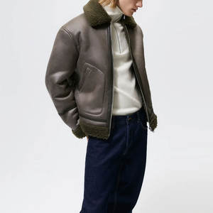 แจ็กเก็ตหนังเทียมขนเฟอร์ดีไซน์อินเทรนด์สินค้ามาใหม่ - Product Image 4