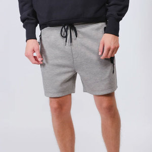 New Design Custom Two Zipper Pockets Front Men's Fashion Wear 100% Cotton Solid Customizable Color Streetwear Short Elastic - Product Image 1