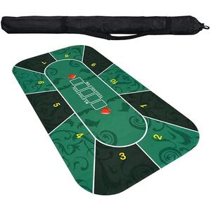 Tapis de table de poker pliable portable de luxe moderne personnalisé de haute qualité pliable multi-jeux de table de casino taille personnalisée pour Mahjong - Product Image 1
