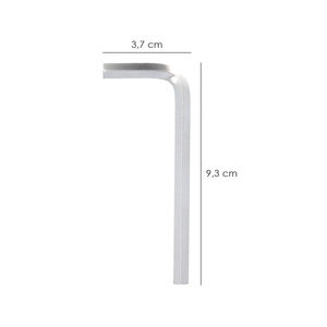 Chiave Allen Standard in Acciaio Cromo Vanadio Professionale 6,0 mm. - Product Image 2