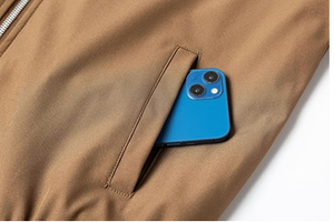 <b>Mens</b> Winter Double Breasted Casual ODM Sheep Fur <b>Sequined</b> Softshell Fleece <b>Jacket</b> Detachable Hood Reversible Bomber Windbreaker - Product Image 3