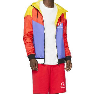 Conjuntos de pantalones cortos cortavientos de alta calidad de verano para pantalones cortos de dos piezas con cremallera completa de color personalizado con el mejor precio de venta - Product Image 1