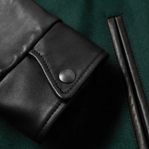 Chaqueta universitaria informal transpirable de la mejor calidad para exteriores, chaqueta de béisbol universitaria de invierno con logotipo personalizado de peso pesado para hombres - Product Image 4