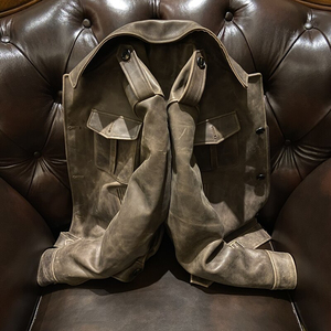 เสื้อแจ็คเก็ตหนังแท้ถักโครเชต์สำหรับผู้ชายปี 2024 ผลิตในปากีสถาน ปิดด้วยซิป มีกระเป๋าพิมพ์ลาย ไซส์ใหญ่ ระบายอากาศได้ดี - Product Image 6