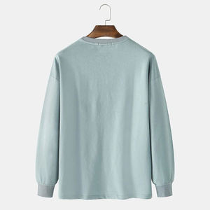 Sudadera con Capucha de Manga Larga para Hombre, Corte Regular, Poliéster/Algodón, de Alta Calidad, con Bordado Personalizado, Cuello Redondo, Informal, Lisa - Product Image 2