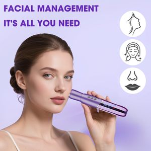 Afeitadora Eléctrica Inalámbrica de Doble Cuchilla para Mujer, Recargable por USB, Afeitadora Rotatoria de Repuesto para Línea del Bikini, Cuerpo y Piernas, Lavable - Product Image 5