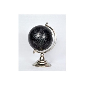 ลูกโลกสีฟ้าเงา ฐานโลหะ ของตกแต่งโต๊ะทำงาน ของตกแต่งสำนักงาน อุปกรณ์การเรียนการสอน ของประดับตกแต่ง ของโชว์สำหรับนักออกแบบ - Product Image 5