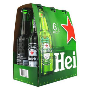 Bière Heineken en gros, canettes de 330 ml, emballées sous film rétractable, 24 canettes par plateau, pour une logistique efficace et un affichage en magasin prêt à la vente - Product Image 3