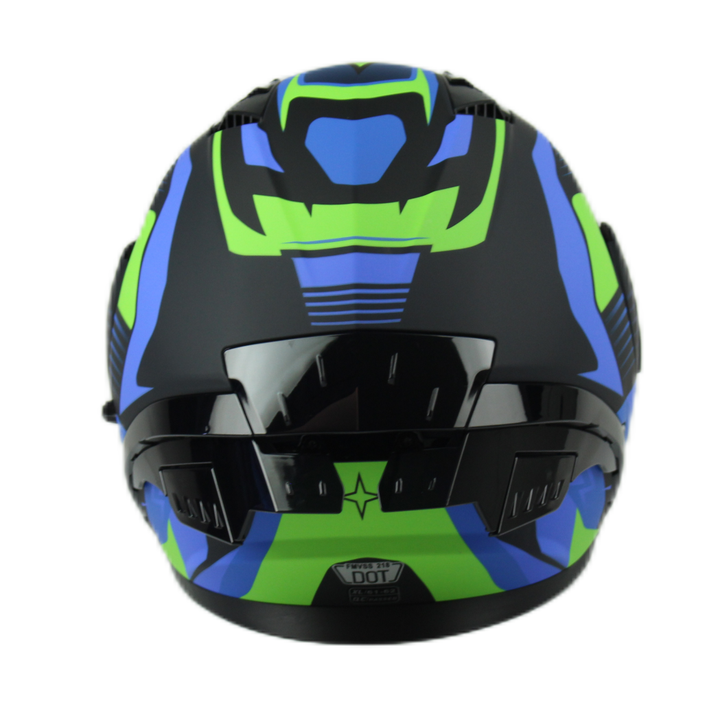 WLT-167 Motorcycle Flip up Helmet - DOT Certified & Stylish