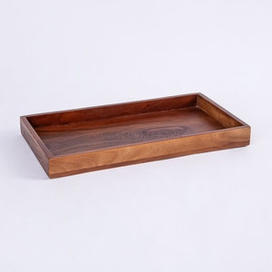 Handmade Elegant Octagonal <b>Tray</b> Unique Wooden Serving and Display <b>Tray</b> Crafted from Mango and Acacia Wood - Product Image 6