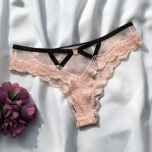 Tangas de Encaje Tejidas para Mujer, al por Mayor, OEM, Sexys, Transparentes, Románticas, Transpirables, de Talle Bajo, para Damas - Product Image 6