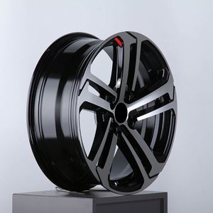 Prêt à expédier 16 <span class=keywords><strong>17</strong></span> <span class=keywords><strong>pouces</strong></span> noir Machine Face PCD 4X108 avec 65.1 roues en alliage à rayons tournants pour <span class=keywords><strong>Peugeot</strong></span> - Product Image 4