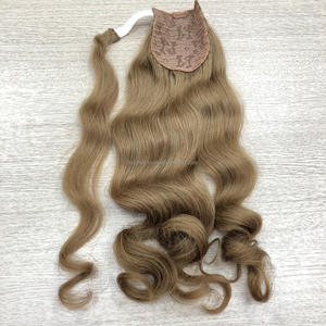 Ietnamese-extensiones de cabello humano con cola de caballo, cabello liso de doble estiramiento, sin enredos - Product Image 6