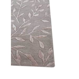Alfombra Aurelia Tra-15055 de Lana y Viscosa, Tejida a Mano, con Diseño Floral de Diamantes en Gris y Negro, Rectangular, de Pared a Pared, para Hogar y Auto - Product Image 4