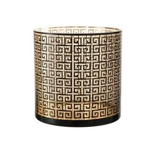 Bougeoir en métal noir de luxe, design pointu, fait à la main |   Jars à bougies décoratifs en dentelle pour la décoration de la maison, de l'hôtel et des restaurants - Product Image 3